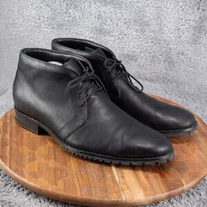 VTG COLE HAAN Black Chukka Boots Size 10.5 M NikeAir Air Winslow C09861